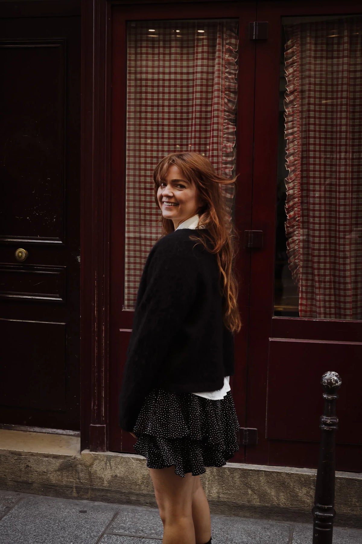 Boxy Cardi Sweater - Black