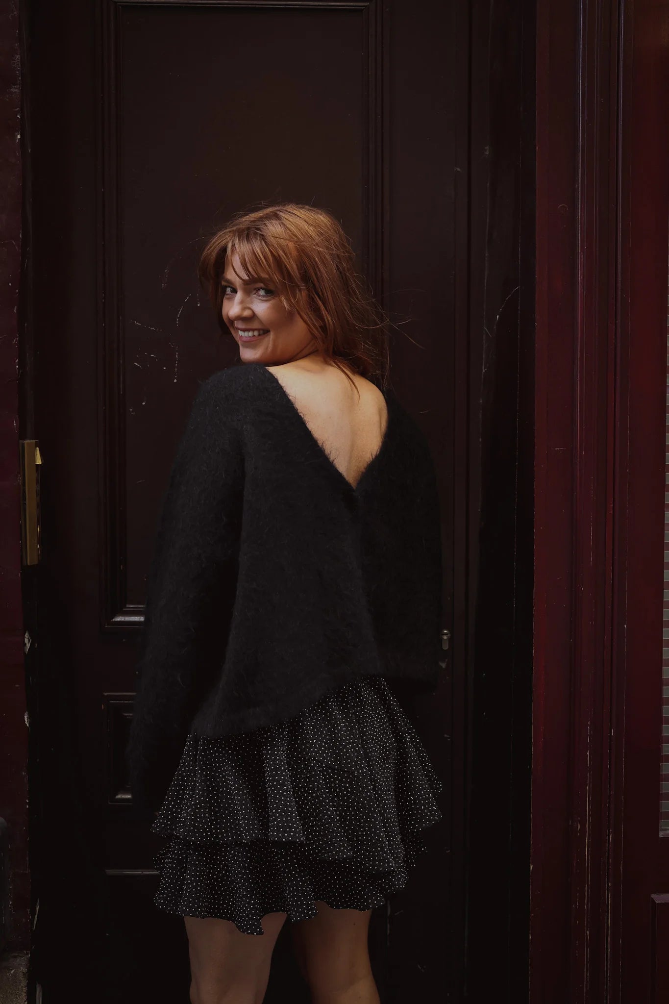 Boxy Cardi Sweater - Black