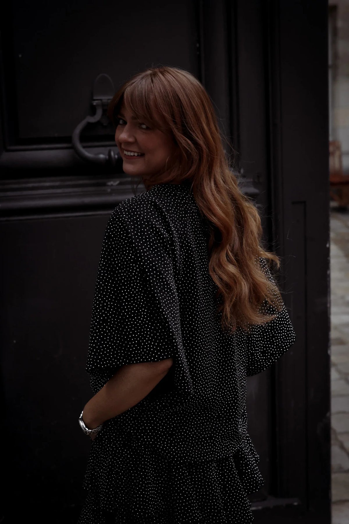 Stardust Top - Black & Silver