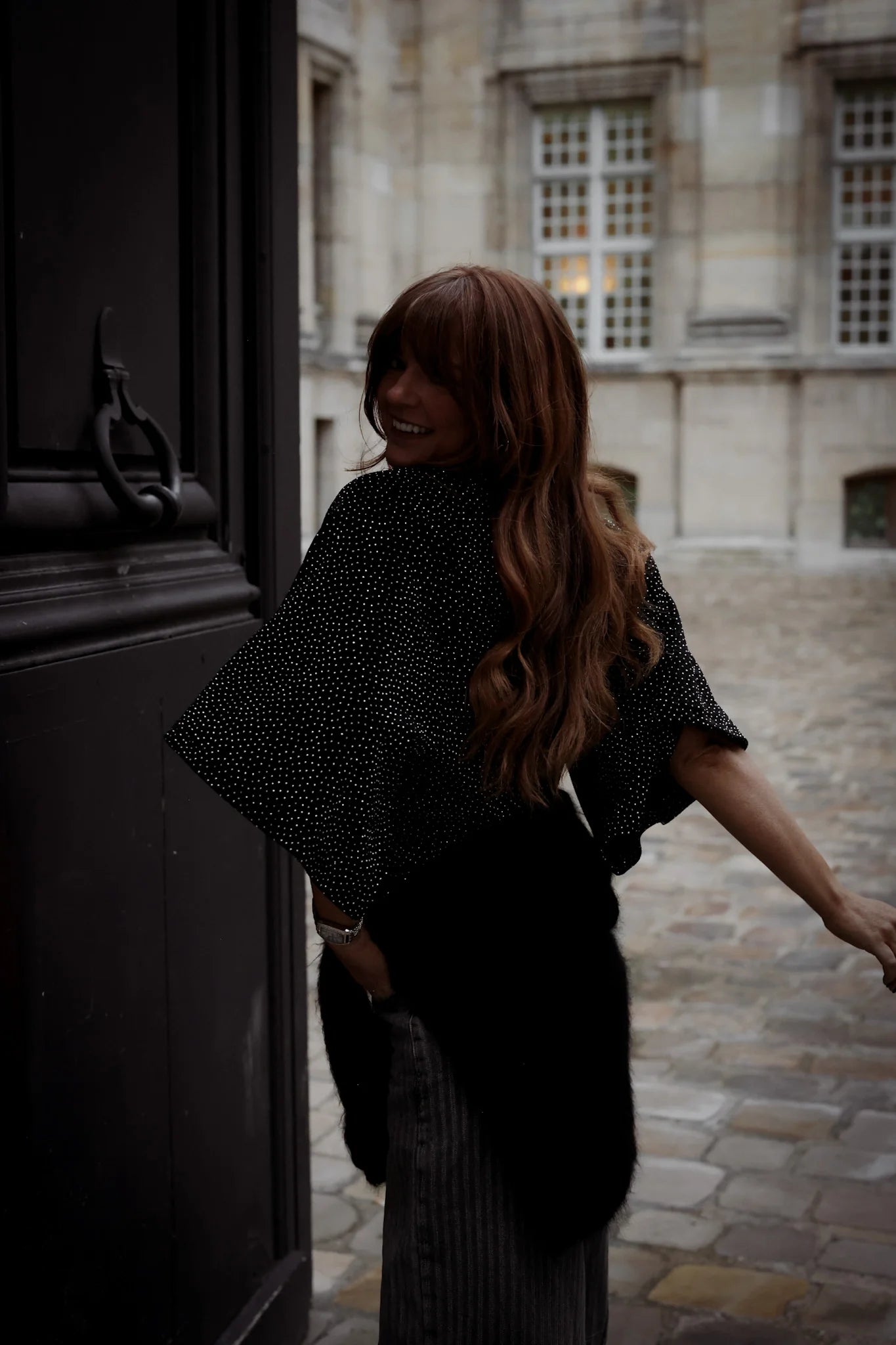 Stardust Top - Black & Silver