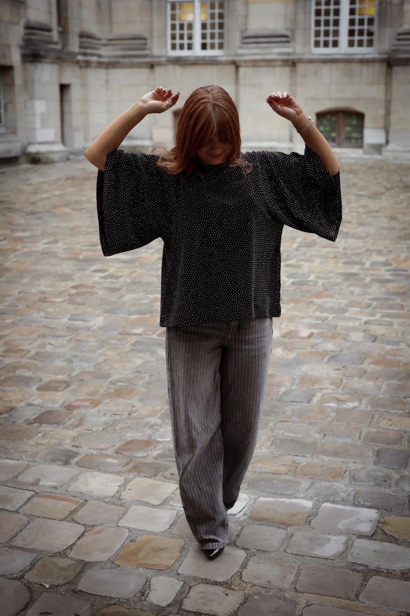 Stardust Top - Black & Silver