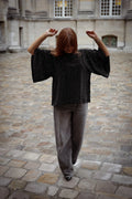 Stardust Top - Black & Silver