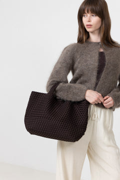 St Barths Medium Tote - Chocolate