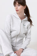 W. Cosmo Zip Hoodie - Grey Melange