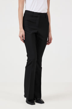 Rita Mw Slim Flared Pant Fd - Black