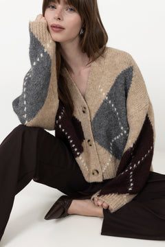 N-Laiana Knit Cardigan - Sand Melange