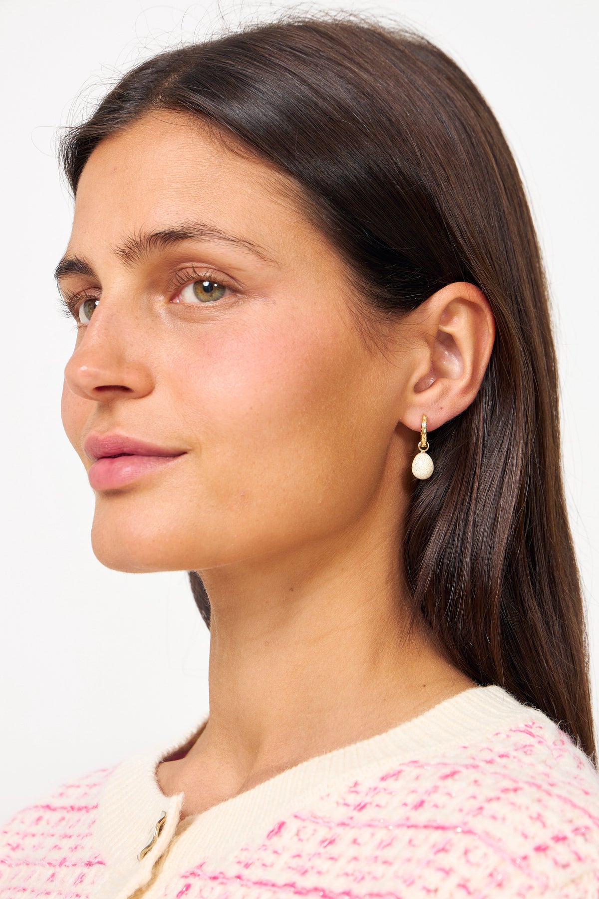 Significant Enamel Hoops - Sparkle