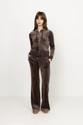 Robertson Classic Velour Zip Hoodie Gold Hw - Java