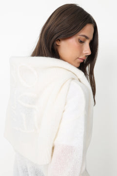 Bouveti Mohair Knit Sweater - Off White