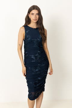 Lavinia Dress - Navy