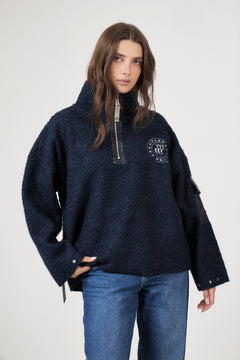 Nini Half Zip - Navy