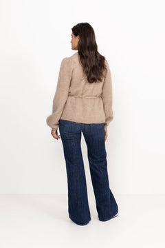 Fredrikke Chunky Cardigan - Hazel Beige