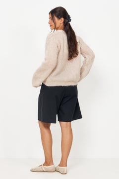 N-Kae Mohair Cardigan - Oyster