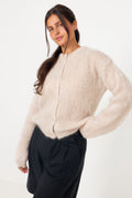 N-Kae Mohair Cardigan - Oyster