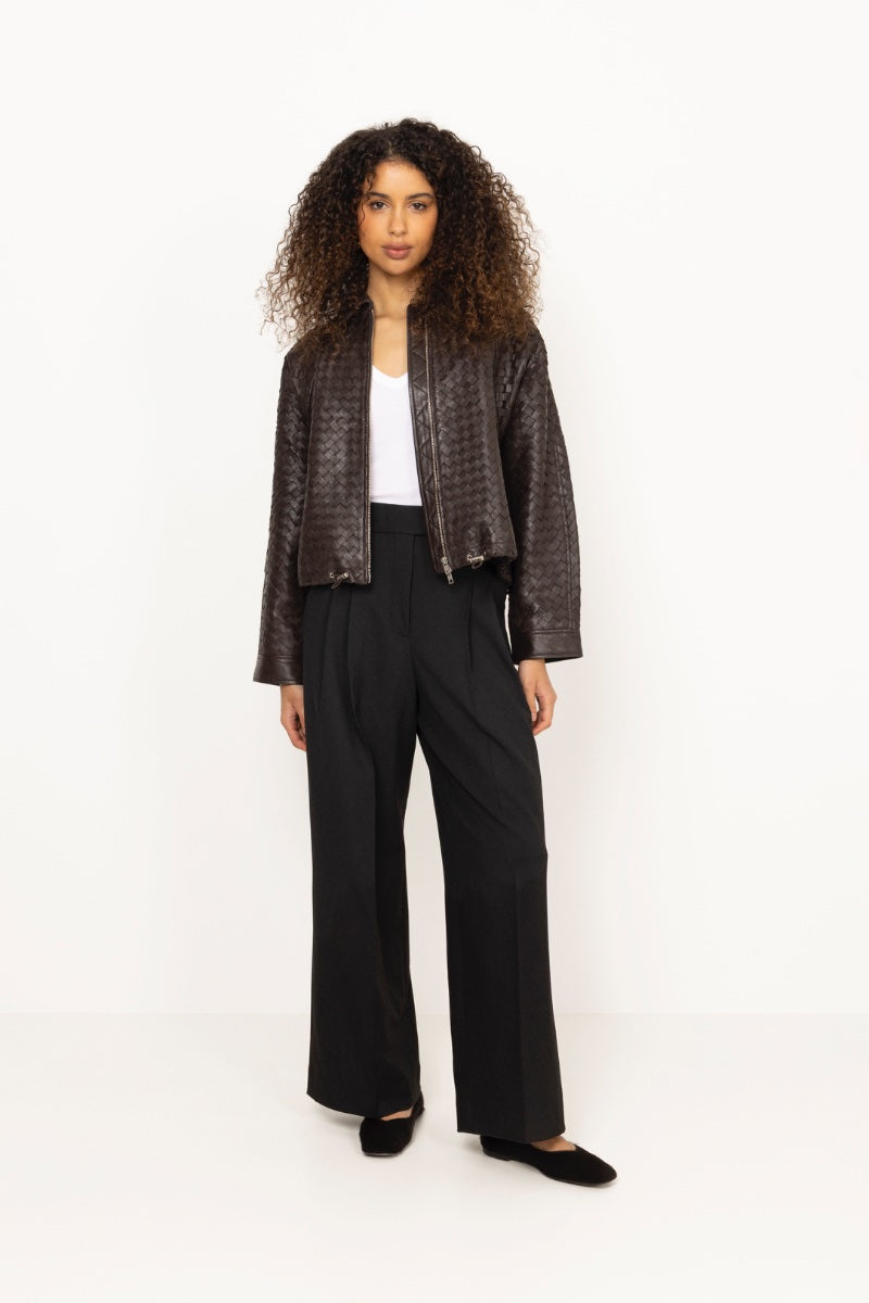 Vermont Leather Jacket - Chocolate Torte