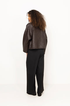Vermont Leather Jacket - Chocolate Torte