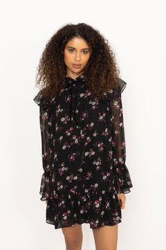 Yasronia Ls Dress S. - Pb - Black Ronia Aop