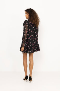 Yasronia Ls Dress S. - Pb - Black Ronia Aop