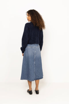 AlphaGZ Short Cardigan - Skycaptain Mélange
