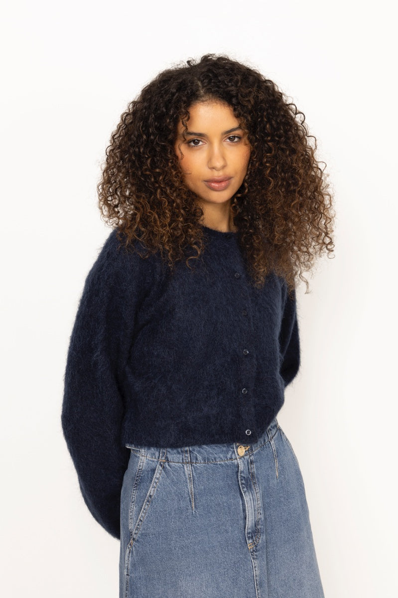 Alphagz Short Cardigan - Skycaptain Mélange