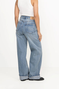 Gzsara Hw Wide Jeans Noos - Washed Blue