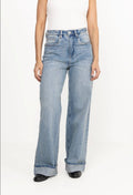 Gzsara Hw Wide Jeans Noos - Washed Blue