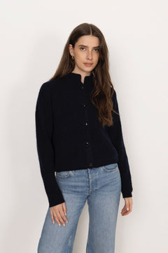 Gzdebbie Short Cardigan - Skycaptain Mélange