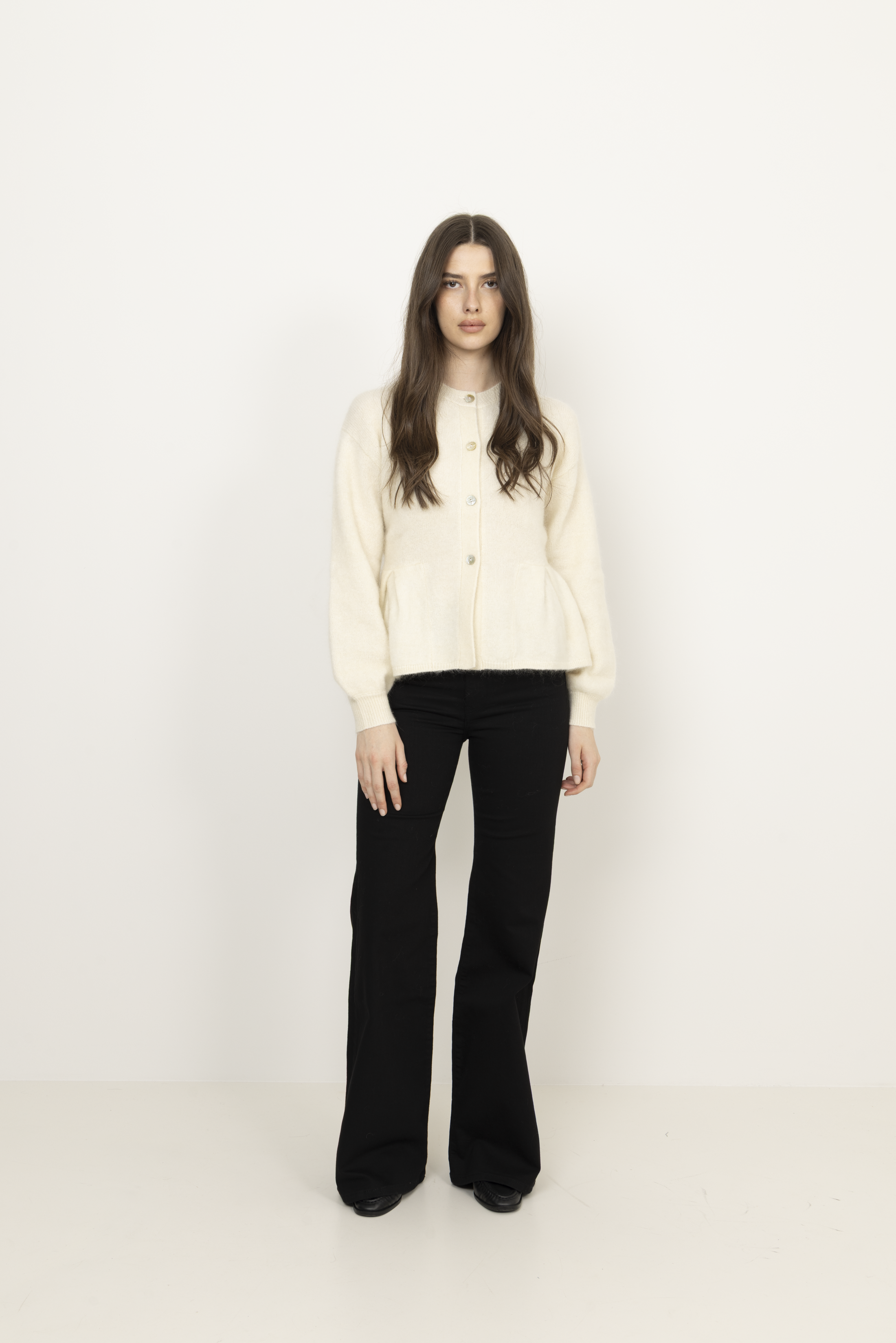 Molly Mohair Cardigan - Offwhite