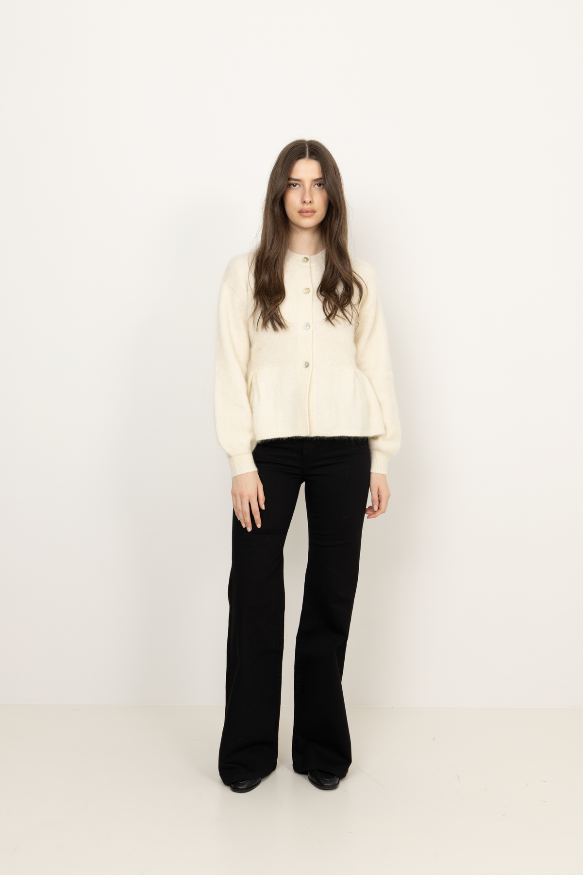 Molly Mohair Cardigan - Offwhite