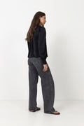 Rosslyn Heavy Sateen Blouse - Black