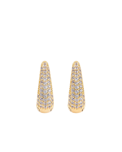 Pave Ellipse - Gold