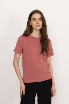VincentIW Karmen Tshirt - Withered Rose