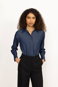 Cherrieiw Shirt - Dark Denim