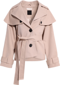 Hallieiw Short Coat - Chateau Gray