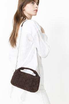 Mini Dandy Braided Suede - Chocolate