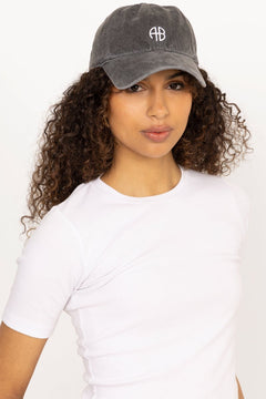 Jeremy Baseball Cap - Washed Smoke Grey