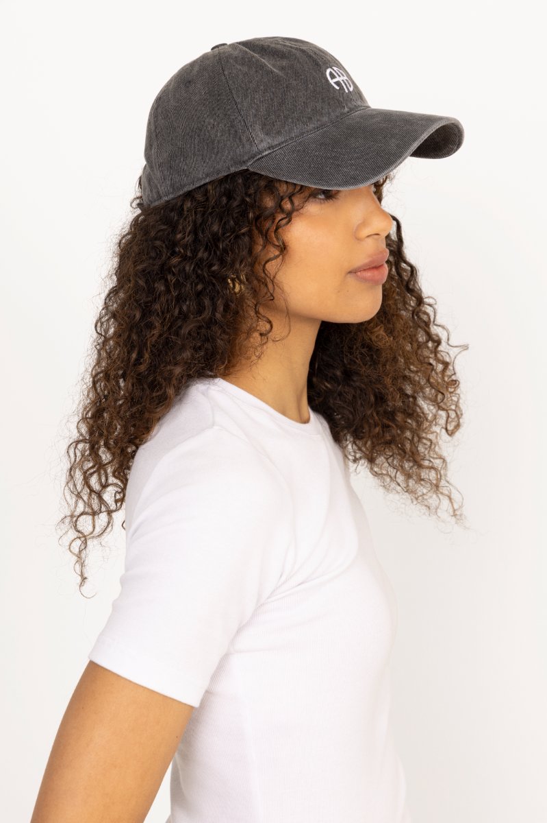 Jeremy Baseball Cap - Washed Smoke Grey