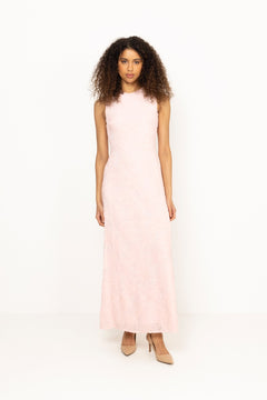 Mesh Maxi Dress - Orchid Ice