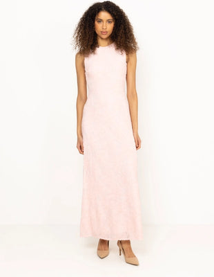 Mesh Maxi Dress - Orchid Ice