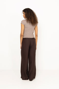 Todda Knit Tee - Sand Melange