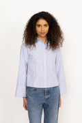 Rosa Light Check Shirt - Light Blue