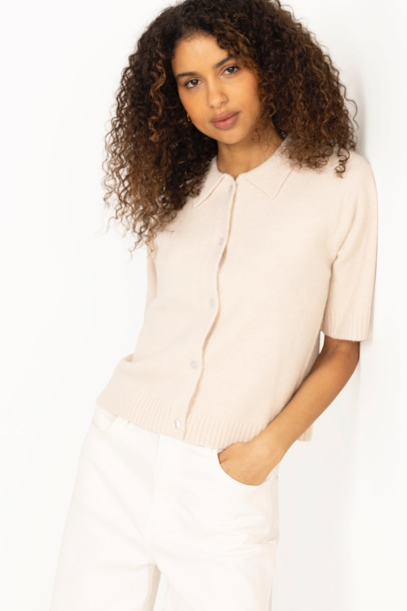 Cunna Knit Blouse - Ivory