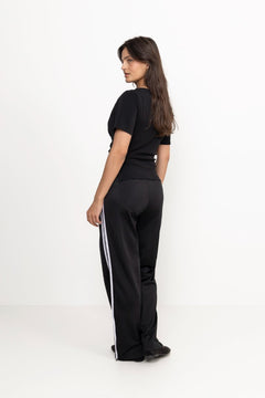 Firebird Loose Track Pant - Black/White
