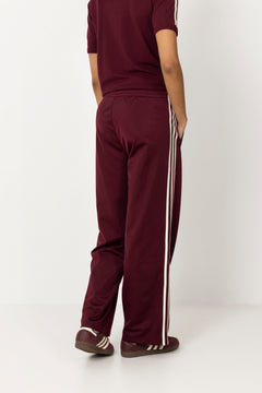 Firebird Loose Track Pant - Maroon/Off White