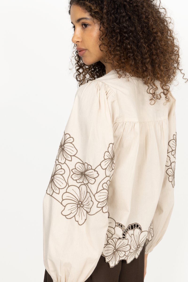 Elinor Blouse - Soft Beige