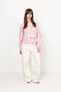 Elinor Blouse - Lilac Chiffon
