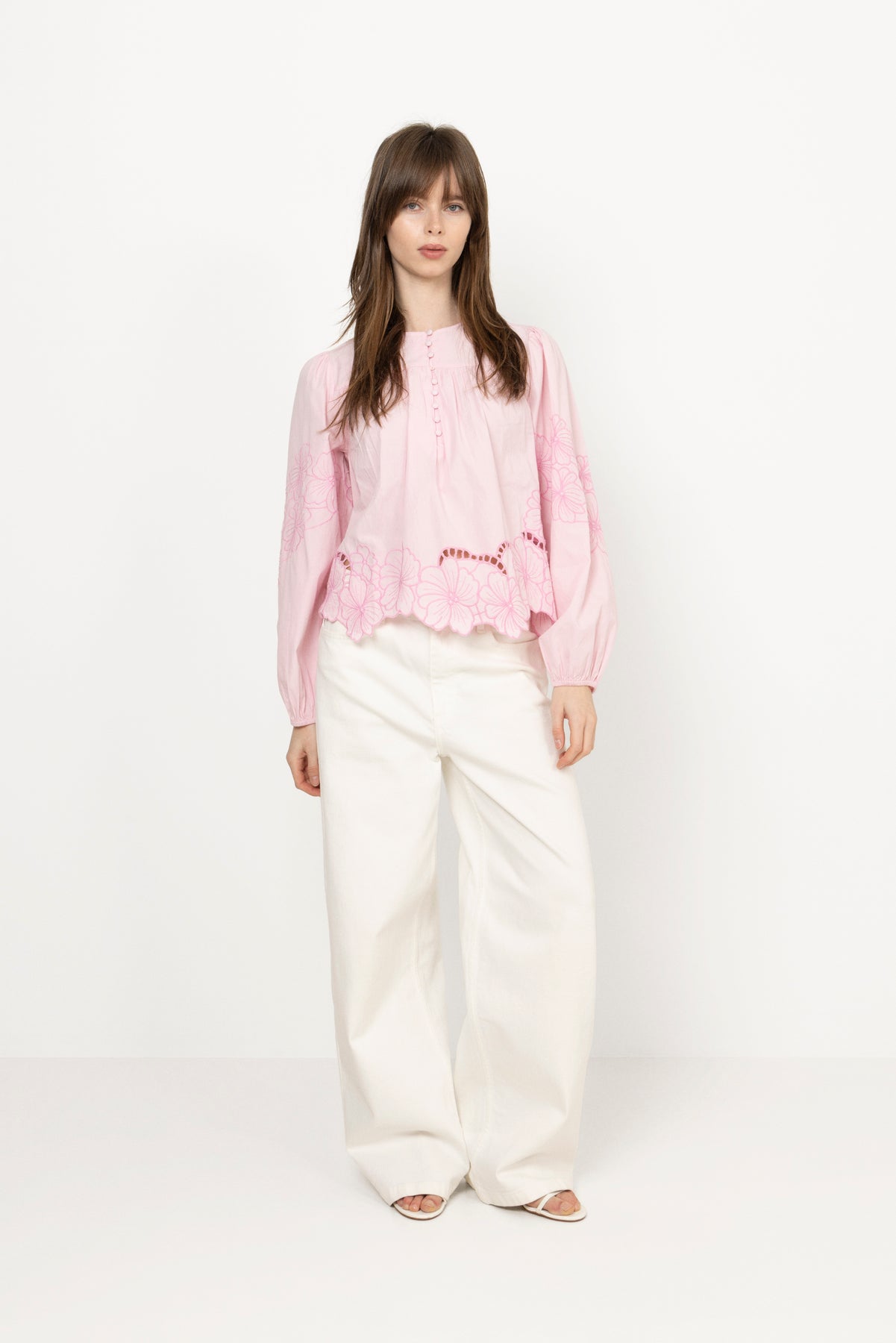 Elinor Blouse - Lilac Chiffon