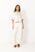 Perlla New Blouse - Soft Beige
