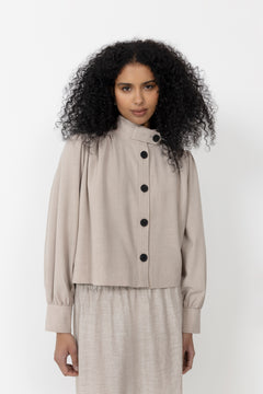 Zoie Jacket - Light Beige Melange