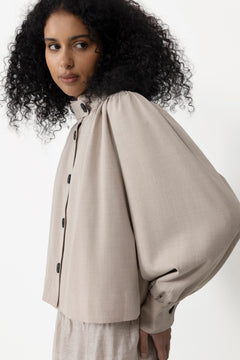 Zoie Jacket - Light Beige Melange